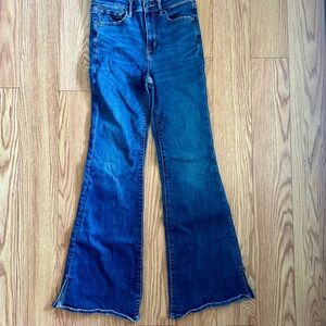 American Eagle Outfitters Indigo High-Rise Flare Jeans